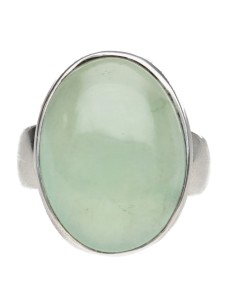 Prehnite Ring in 925...
