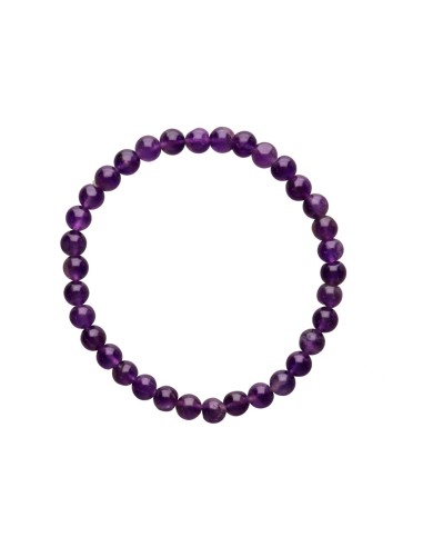 Bracelet d'améthyste 6mm Qualité B