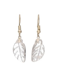 Pendientes de Cuarzo Hoja...