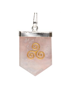 Silver Plated Rose Quartz...