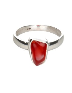 Fire Opal Ring in 925...