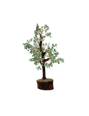 Grand arbre en amazonite avec base en...