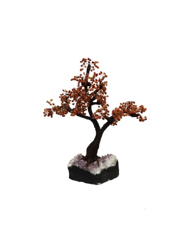 Carnelian with Amethyst Tree with...