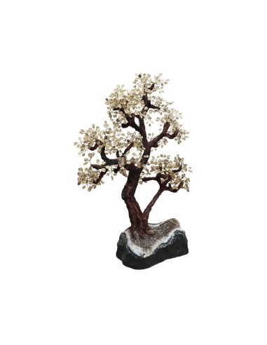 Árvore de Quartzo Fumado com Base de...