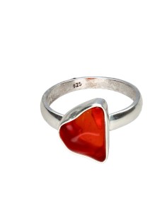 Fire Opal Ring in 925...