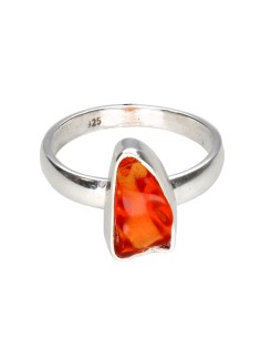 Fire Opal Ring in 925...