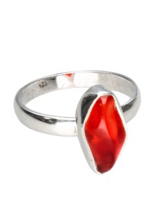 Fire Opal Ring in 925... 2