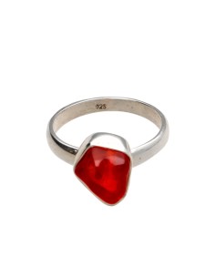 Fire Opal Ring in 925...