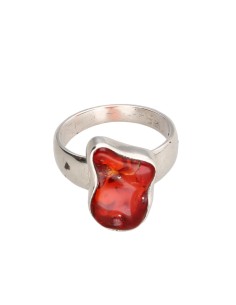 Fire Opal Ring in 925...