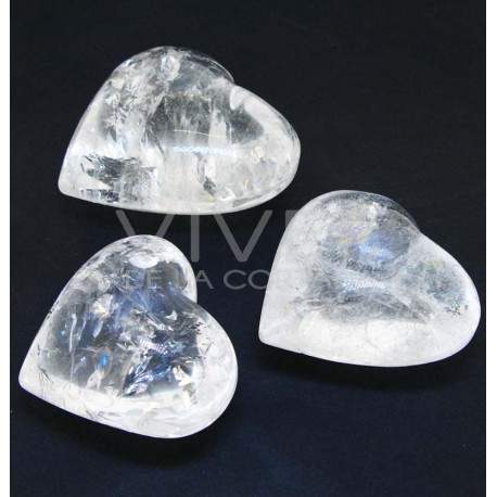 Carved Heart Quartz 