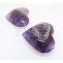 Heart Polished Amethyst