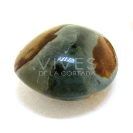 Coroas de Jaspe policromado (8x5cm aprox.) embalagem de 250gr