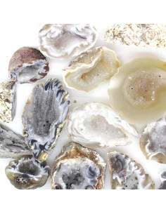 Mini geodo de ágata cristalizada (250g)