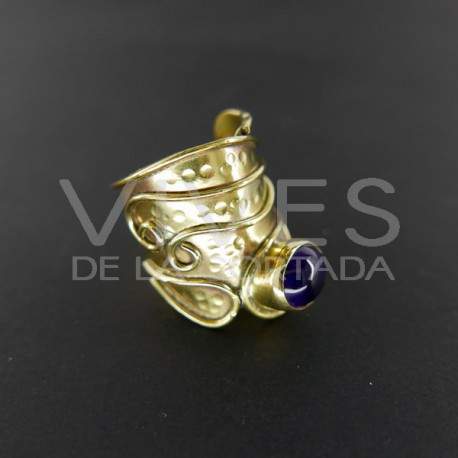 Anel de Bronze com Ametista -12.1-