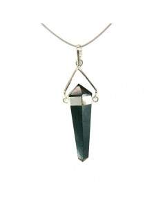 Pendentif de Shungit Bitermined - Plaqué argent