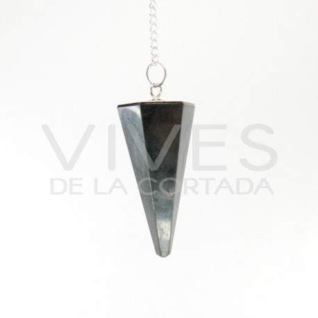 Pêndulo de Shungite Facetada