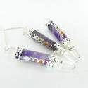 Amethyst Pendulum with Chakras