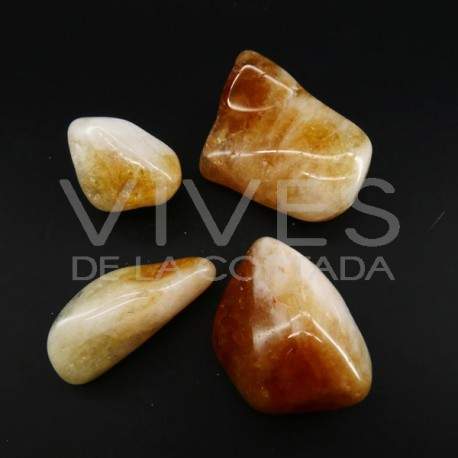 Rouleaux de citrine chauffés 5x4cm (paquet de 250g)