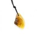 Pendentifs en ambre semi-poli (10gr)