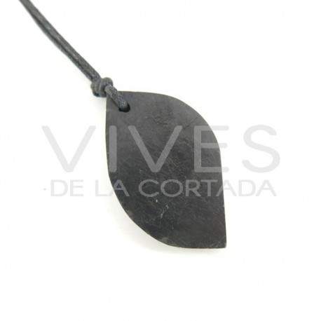 Pendentif de la feuille de Shungit