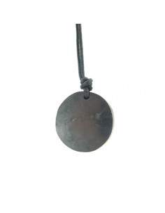 Pingente de shungite de círculo pequeno