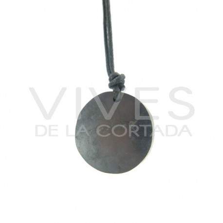 Pingente de shungite de círculo pequeno
