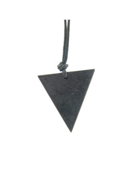 Pingente Triângulo Feminino Shungit