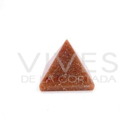 Pyramide de Jaspe brun 3x3cm